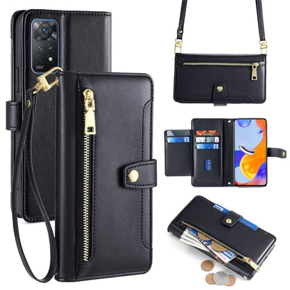 For Xiaomi Redmi Note 11 Pro 4G (Mediatek) / Note 11 Pro 5G (Qualcomm) / Note 12 Pro 4G Case PU Leather Phone Cover