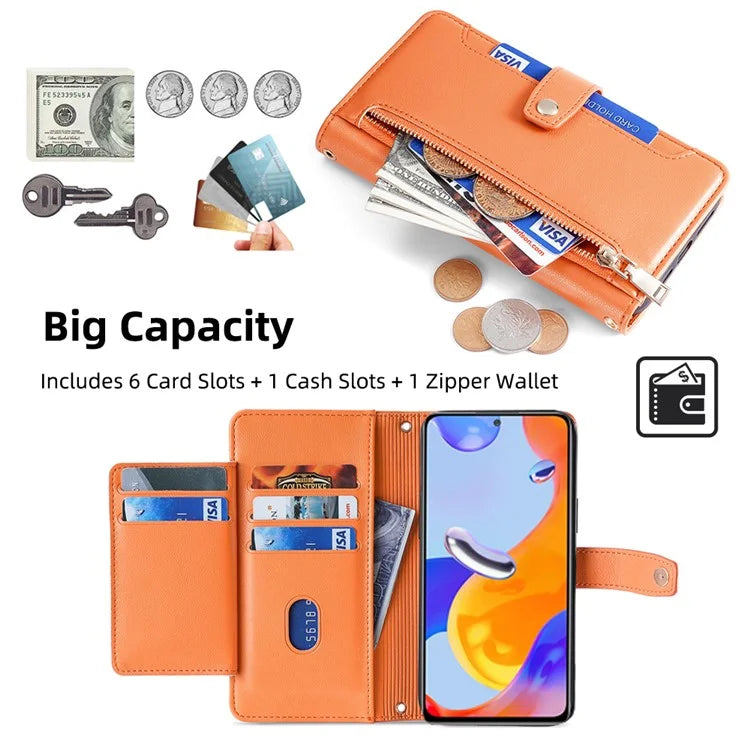 For Xiaomi Redmi Note 11 Pro 4G (Mediatek) / Note 11 Pro 5G (Qualcomm) / Note 12 Pro 4G Case PU Leather Phone Cover