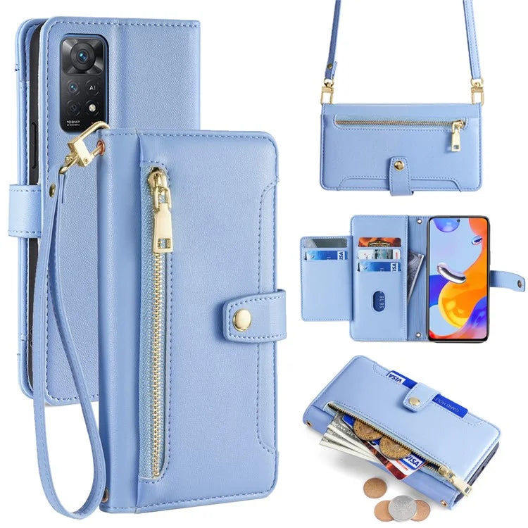 For Xiaomi Redmi Note 11 Pro 4G (Mediatek) / Note 11 Pro 5G (Qualcomm) / Note 12 Pro 4G Case PU Leather Phone Cover