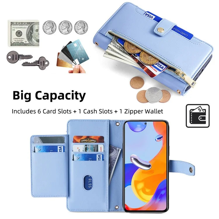 For Xiaomi Redmi Note 11 Pro 4G (Mediatek) / Note 11 Pro 5G (Qualcomm) / Note 12 Pro 4G Case PU Leather Phone Cover