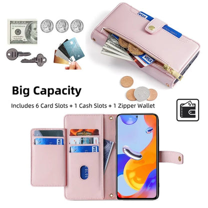 For Xiaomi Redmi Note 11 Pro 4G (Mediatek) / Note 11 Pro 5G (Qualcomm) / Note 12 Pro 4G Case PU Leather Phone Cover