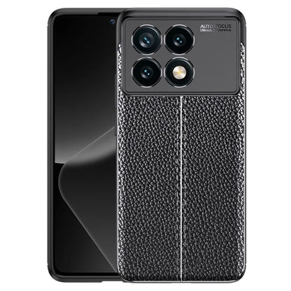 For Xiaomi Redmi K70E 5G / Poco X6 Pro 5G Case Anti-drop TPU Litchi Texture Cell Phone Cover