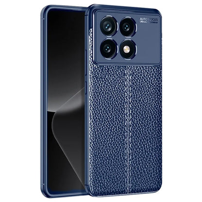 For Xiaomi Redmi K70E 5G / Poco X6 Pro 5G Case Anti-drop TPU Litchi Texture Cell Phone Cover