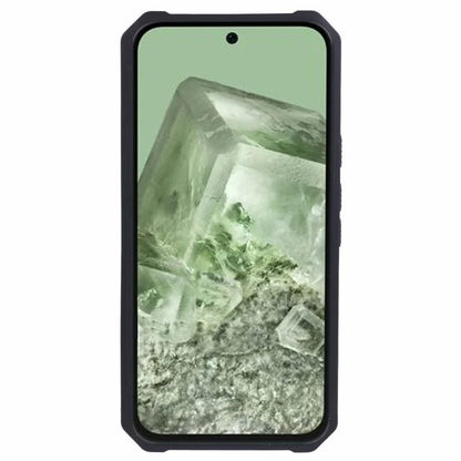 For Google Pixel 8a Cover Camera Slide Lid Card Holder Cell Phone Case with Ring Kickstand