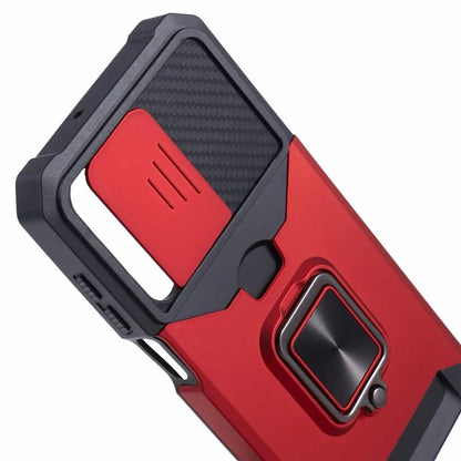 For Samsung Galaxy A25 5G (Global) (161.0 x 76.5 x 8.3mm) Case Card Holder PC+TPU Phone Kickstand Cover