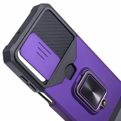 For Samsung Galaxy A25 5G (Global) (161.0 x 76.5 x 8.3mm) Case Card Holder PC+TPU Phone Kickstand Cover