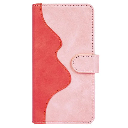 For Xiaomi Redmi Note 13 Pro 4G / Poco M6 Pro 4G Wallet Case Color Splicing Phone Leather Cover
