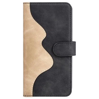 For Xiaomi Redmi Note 13 Pro 4G / Poco M6 Pro 4G Wallet Case Color Splicing Phone Leather Cover