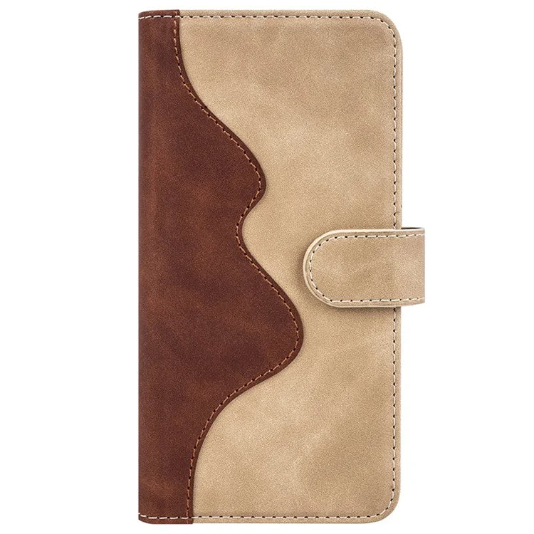 For Xiaomi Redmi Note 13 Pro 4G / Poco M6 Pro 4G Wallet Case Color Splicing Phone Leather Cover