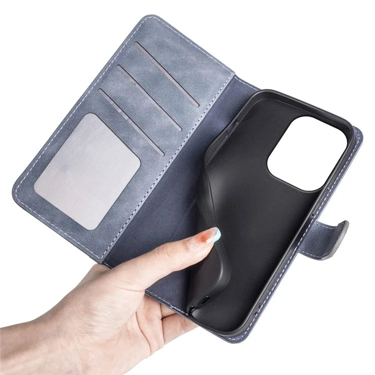 For Xiaomi Redmi Note 13 Pro 4G / Poco M6 Pro 4G Wallet Case Color Splicing Phone Leather Cover