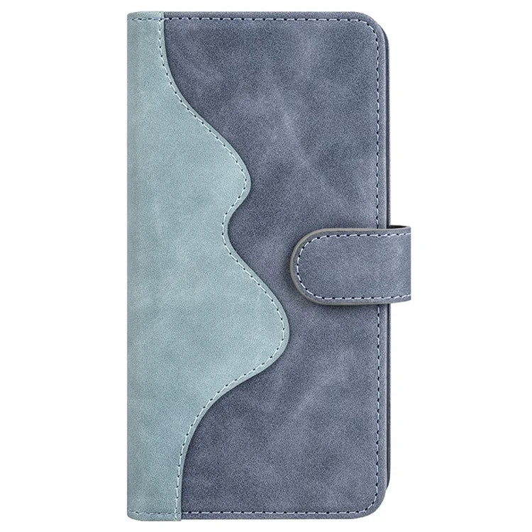 For Xiaomi Redmi Note 13 Pro 4G / Poco M6 Pro 4G Wallet Case Color Splicing Phone Leather Cover