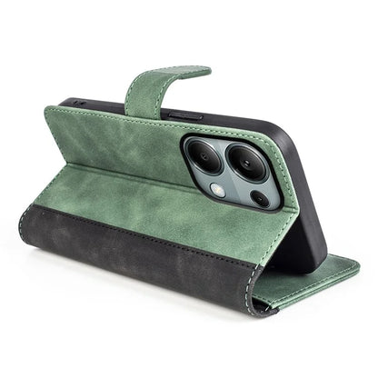 For Xiaomi Redmi Note 13 Pro 4G / Poco M6 Pro 4G Wallet Case Color Splicing Phone Leather Cover