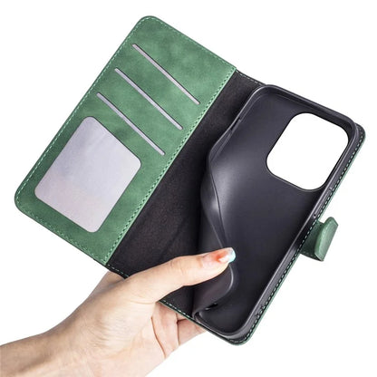For Xiaomi Redmi Note 13 Pro 4G / Poco M6 Pro 4G Wallet Case Color Splicing Phone Leather Cover