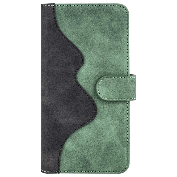 For Xiaomi Redmi Note 13 Pro 4G / Poco M6 Pro 4G Wallet Case Color Splicing Phone Leather Cover