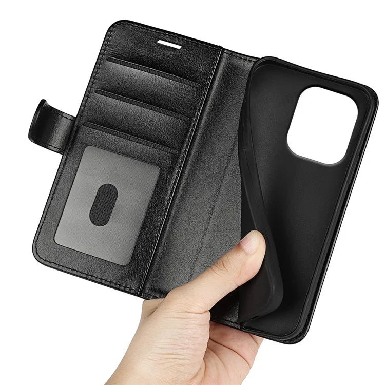 For Xiaomi Redmi Note 13 4G Case Crazy Horse Texture Leather Phone Cover
