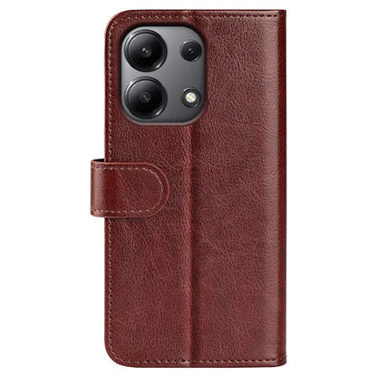 For Xiaomi Redmi Note 13 4G Case Crazy Horse Texture Leather Phone Cover