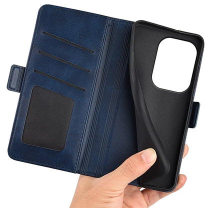 For Xiaomi Redmi Note 13 Pro 4G / Poco M6 Pro 4G Leather Wallet Phone Case Dual Magnetic Clasp