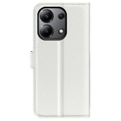 For Xiaomi Redmi Note 13 4G Phone Case Wallet Litchi Texture Leather Flip Cover