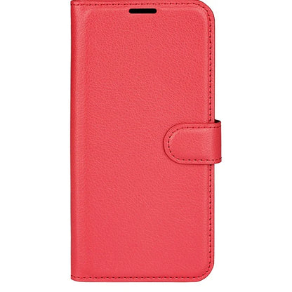 For Xiaomi Redmi Note 13 4G Phone Case Wallet Litchi Texture Leather Flip Cover