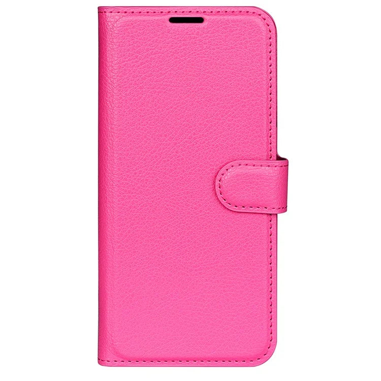 For Xiaomi Redmi Note 13 4G Phone Case Wallet Litchi Texture Leather Flip Cover