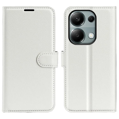 For Xiaomi Redmi Note 13 Pro 4G / Poco M6 Pro 4G Case Litchi Texture Leather Phone Cover with Wallet