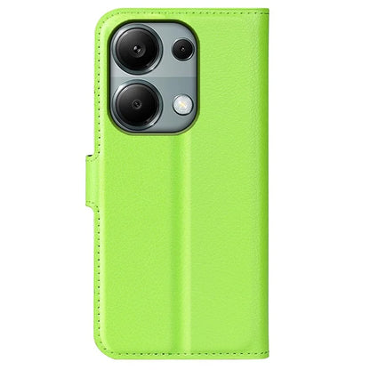 For Xiaomi Redmi Note 13 Pro 4G / Poco M6 Pro 4G Case Litchi Texture Leather Phone Cover with Wallet