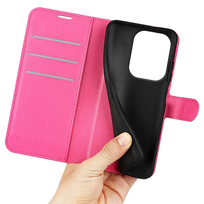 For Xiaomi Redmi Note 13 Pro 4G / Poco M6 Pro 4G Case Litchi Texture Leather Phone Cover with Wallet