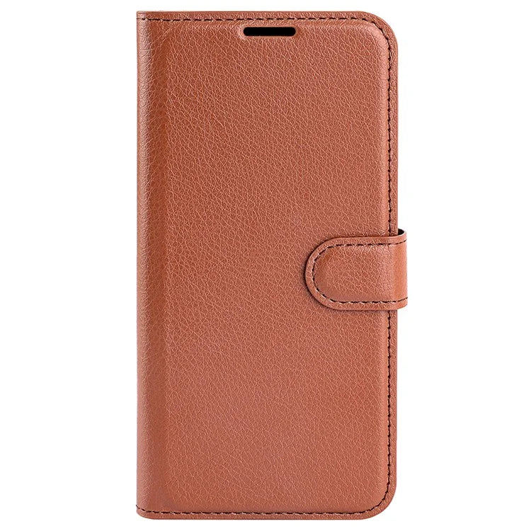 For Xiaomi Redmi Note 13 Pro 4G / Poco M6 Pro 4G Case Litchi Texture Leather Phone Cover with Wallet