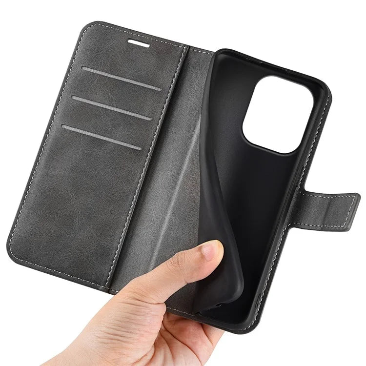 For Xiaomi Redmi Note 13 4G Leather Wallet Case Flip Phone Cover Magnetic Clasp