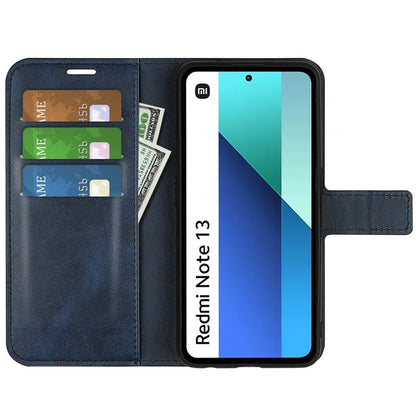 For Xiaomi Redmi Note 13 4G Leather Wallet Case Flip Phone Cover Magnetic Clasp