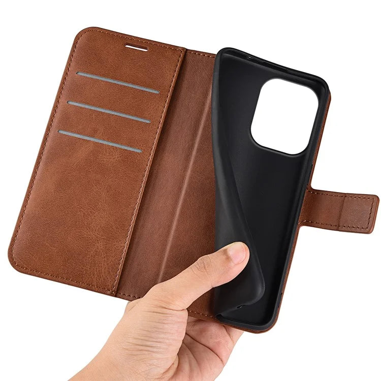 For Xiaomi Redmi Note 13 4G Leather Wallet Case Flip Phone Cover Magnetic Clasp