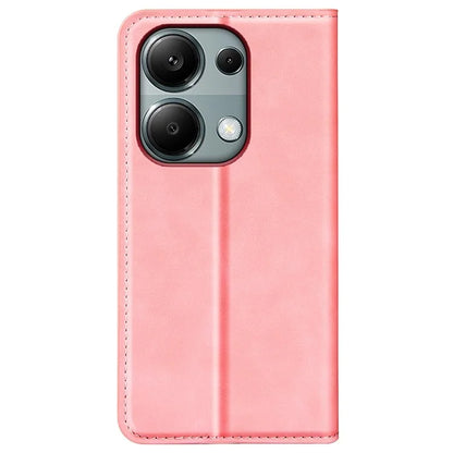 For Xiaomi Redmi Note 13 Pro 4G / Poco M6 Pro 4G Case Skin-Feel PU Leather Wallet Flip Phone Cover