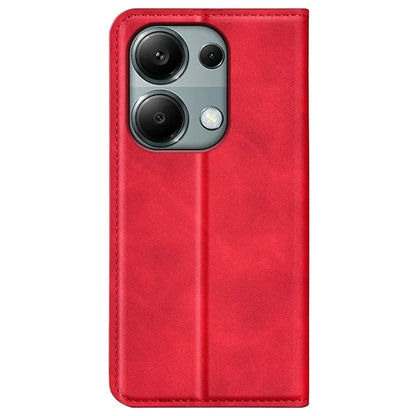 For Xiaomi Redmi Note 13 Pro 4G / Poco M6 Pro 4G Case Skin-Feel PU Leather Wallet Flip Phone Cover