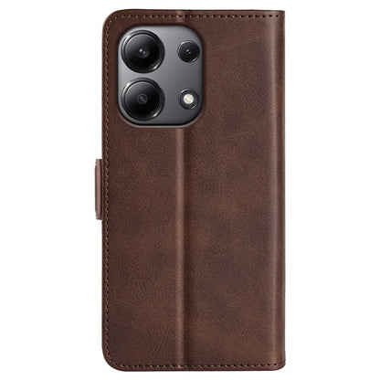 For Xiaomi Redmi Note 13 4G Cell Phone Case Dual Magnetic Clasp Leather Protective Cover