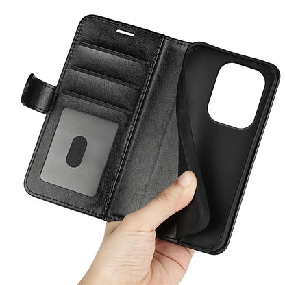 For Xiaomi Redmi Note 13 Pro 4G / Poco M6 Pro 4G Leather Flip Phone Case Crazy Horse Texture