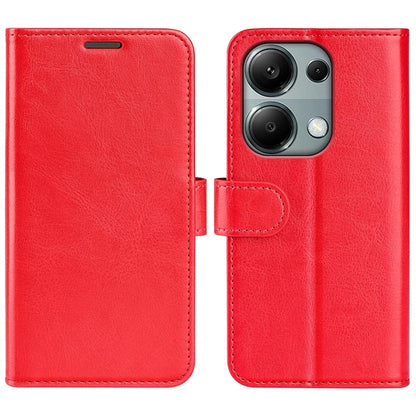 For Xiaomi Redmi Note 13 Pro 4G / Poco M6 Pro 4G Leather Flip Phone Case Crazy Horse Texture