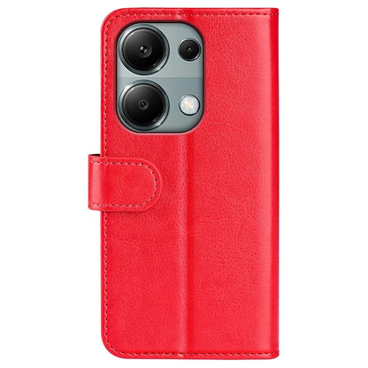 For Xiaomi Redmi Note 13 Pro 4G / Poco M6 Pro 4G Leather Flip Phone Case Crazy Horse Texture