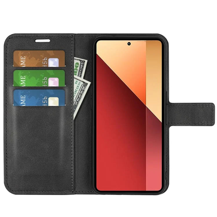 For Xiaomi Redmi Note 13 Pro 4G / Poco M6 Pro 4G Cover Magnetic Clasp PU Leather Folio Flip Phone Wallet Case