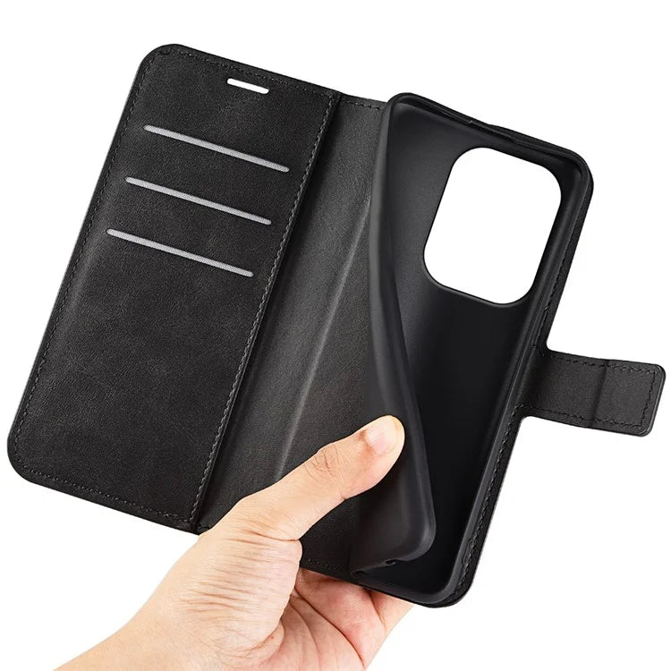 For Xiaomi Redmi Note 13 Pro 4G / Poco M6 Pro 4G Cover Magnetic Clasp PU Leather Folio Flip Phone Wallet Case