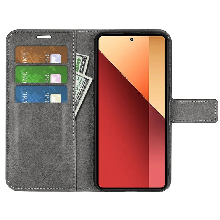 For Xiaomi Redmi Note 13 Pro 4G / Poco M6 Pro 4G Cover Magnetic Clasp PU Leather Folio Flip Phone Wallet Case