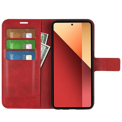 For Xiaomi Redmi Note 13 Pro 4G / Poco M6 Pro 4G Cover Magnetic Clasp PU Leather Folio Flip Phone Wallet Case