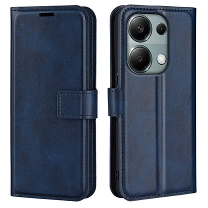 For Xiaomi Redmi Note 13 Pro 4G / Poco M6 Pro 4G Cover Magnetic Clasp PU Leather Folio Flip Phone Wallet Case