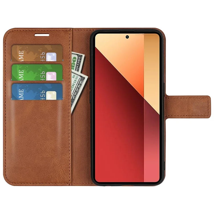 For Xiaomi Redmi Note 13 Pro 4G / Poco M6 Pro 4G Cover Magnetic Clasp PU Leather Folio Flip Phone Wallet Case