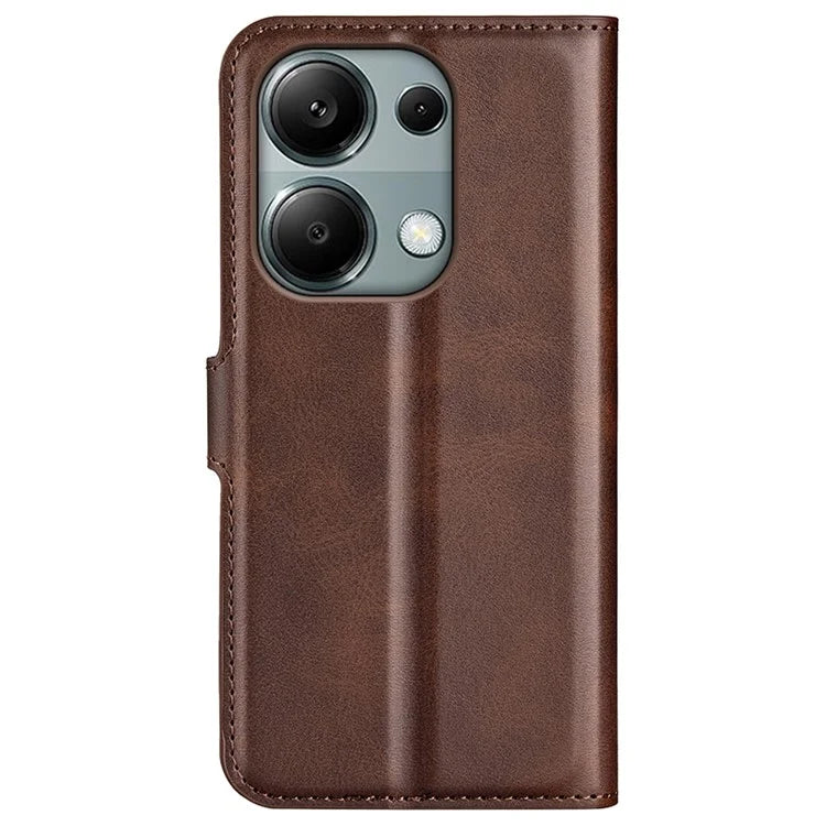 For Xiaomi Redmi Note 13 Pro 4G / Poco M6 Pro 4G Cover Magnetic Clasp PU Leather Folio Flip Phone Wallet Case