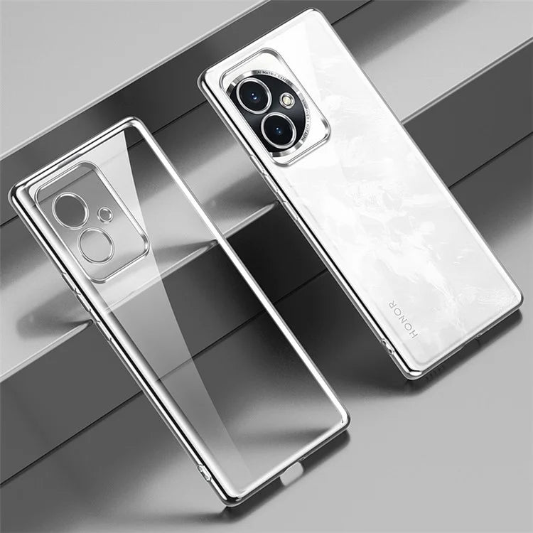 SULADA For Honor 100 5G Case Electroplating Transparent Soft TPU Phone Cover