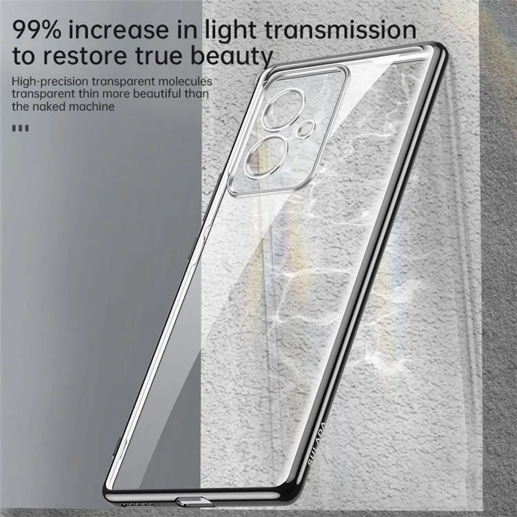 SULADA For Honor 100 5G Case Electroplating Transparent Soft TPU Phone Cover