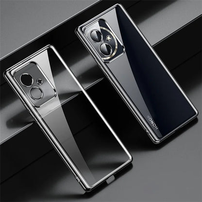 SULADA For Honor 100 5G Case Electroplating Transparent Soft TPU Phone Cover