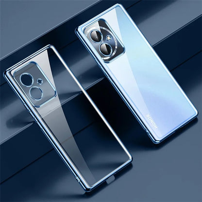 SULADA For Honor 100 5G Case Electroplating Transparent Soft TPU Phone Cover