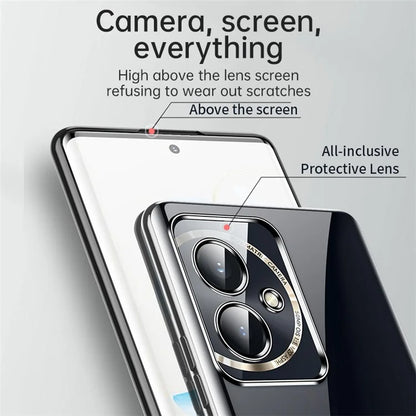 SULADA For Honor 100 5G Case Electroplating Transparent Soft TPU Phone Cover