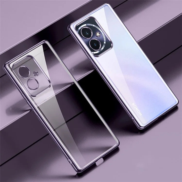 SULADA For Honor 100 5G Case Electroplating Transparent Soft TPU Phone Cover